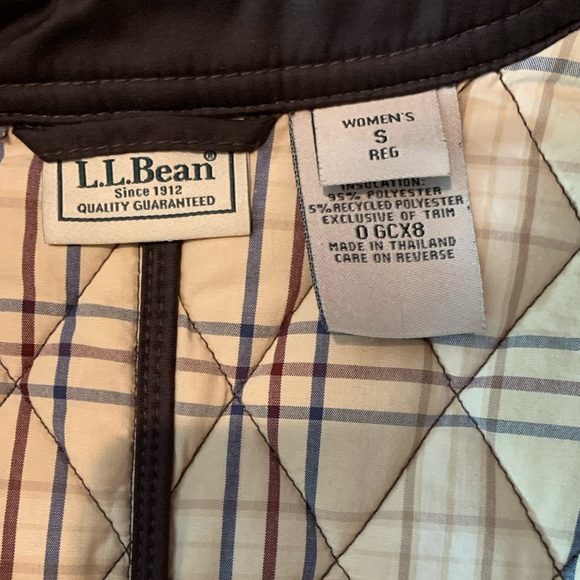 EUC LL Bean quilted riding jacket ladies regular small - Picture 3 of 6